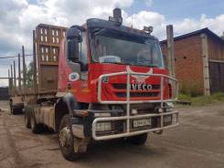 Iveco Trakker. Полуприцеп-сортиментовоз Iveco, 12 880 куб. см., 38 500 кг.