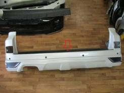 Накладка на бампер. Toyota Land Cruiser, GRJ200, J200, URJ200, UZJ200, UZJ200W, VDJ200, URJ202, URJ202W Lexus LX570 Двигатели: 2UZFE, 3URFE, 1URFE, 1V...