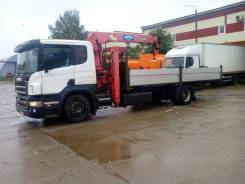 Scania G340LA 4x2 HNA New Griffin Space 340. Scania P340 – Манипулятор -эвакуатор с бортовой платформой, 3 000 куб. см., 10 000 кг.