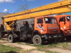 Камаз ВС-28. Автовышка агп 28, 2 000 куб. см., 28 м.