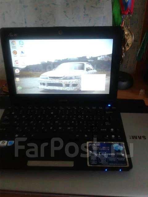 Asus Eee PC. ��� 2048 ��, WiFi: 1, Bluetooth: 1, ����������� �� 8��. ����
