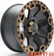 Black Rhino Warlord. 8.0x17, 5x127.00, ET-10, ЦО 71,6 мм.
