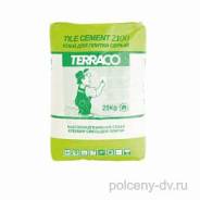 Клей для плитки Terraco Tail Cement 2100, серый 25 кг