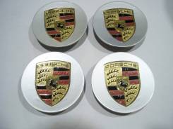 Колпачки диска ЦО (заглушка диска) центрального отверстия Porsche 75мм. Диаметр 18", 4 шт.