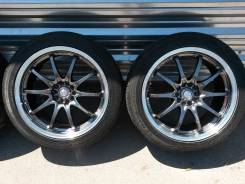 Колёса Ковка "RAYS CE28 VOLK Racing"R-19, 5x114,3 ET43, JJ8.5+ резина. 8.5x19 5x114.30 ET43 ЦО 73,1 мм.
