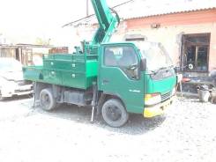 Isuzu Elf. Модель автовышки , 3 700 куб. см., 13 м.