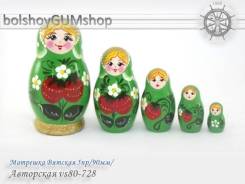 Матрешка Вятская 5пр/90мм/Авторская vs80-728