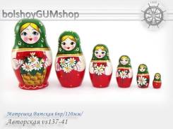 Матрешка Вятская 6пр/110мм/Авторская vs137-41