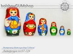 Матрешка Вятская 6пр/110мм/Авторская vs137-724
