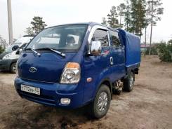 Kia Bongo III. Продаю 2-хкабинный вездеход с кузовом KIA Bongoiii 2010г. в., 2 900 куб. см., 1 000 кг.