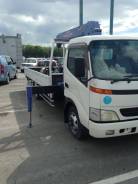 Hino Dutro. Бортовой с манипулятором HINO Dutro 2001г, 5 000 куб. см., 3-5 т