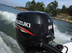 Suzuki. 90,00 л.с., 4х тактный, бензин, нога L (508 мм), Год: 2014 год