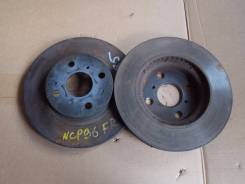 Диск тормозной. Toyota: Yaris, Vitz, Porte, Spade, Corolla Fielder, Corolla Axio, Passo Sette, Vios, Belta, Aqua, EQ EV Двигатели: 1NZFE, 1KRFE, 2NZFE...