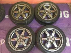 RAYS VOLK RACING TE37. 7.5x17, 5x100.00, ET48, ЦО 61,0 мм.