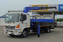 Hino 500. Дилерский c краном манипулятором Tadano 504GHS (4т), 7 684 куб. см., 5 000 кг.