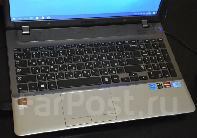 Samsung 350V5C. 15.6", 2,4����, ��� 4 ��, ���� 500���, WiFi: 1, Bluetooth: 1, ����������� �� 3��. ����