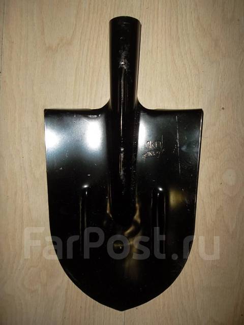 Лопата с черенком и ребром жёсткости, б/у, в наличии. Цена: 600₽ во ...