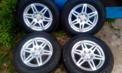 Колеса dunlop 215/70/16 без пробега по рф. 6.5x16 5x114.30 ET40 ЦО 72,0 мм.