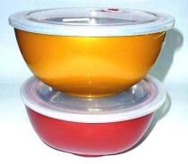 Набор из 2х герметичных мисок SB-03, Red/Gold