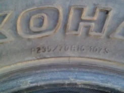 Yokohama 106ZS. ������, 2012 ���, �/�, ����� 20 % ����