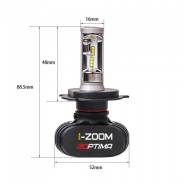 LED-лампы в фары и ПТФ Optima i-ZOOM 5100K. Kia Optima
