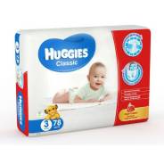 Huggies. 4-9 кг 78 шт