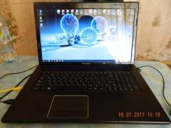 Lenovo G780. 17.3", 2,4 ГГц, ОЗУ 8192 МБ и больше, диск 500 Гб, WiFi, Bluetooth, аккумулятор на 4 ч.