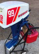 Suzuki. 9,90 л.с., 2х тактный, бензин, нога S (381 мм), Год: 1995 год