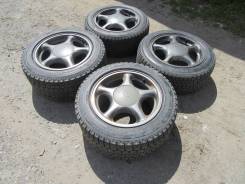 Диски от Supra JZA80 на зимней резине. 8.0/9.0x16 5x114.30 ET50/50 ЦО 60,1 мм.