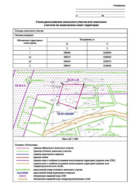 Схему участка на кадастровом плане онлайн