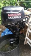 Nissan Marine. 9,80 л.с., 4х тактный, бензин, нога S (381 мм), Год: 2007 год