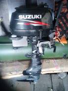 Suzuki. 3,00 л.с., 4х тактный, бензин, нога S (381 мм), Год: 2014 год