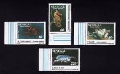 Сенегал 1989.11.27 Mi1041-1044 MNH морская фауна