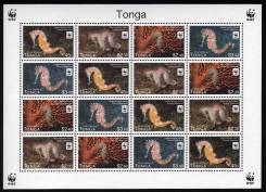 Тонга 2012.03.12 Mi1756-1759 MNH морская фауна