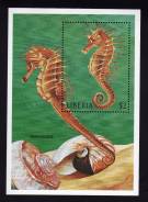 Либерия 1998.03.09 Mi1990(Bl170) MNH морской конек