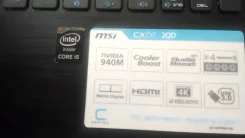 MSI GE72 2QD Apache. 15.6", 3,3����, ��� 4 ��, ���� 1 000���, WiFi, Bluetooth, ����������� �� 3��. ����