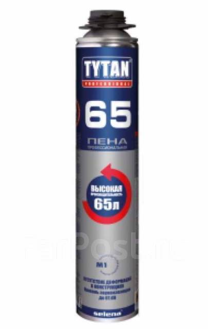 Титан Professional 65 монтажная пена профессиональная 750 мл. ЛЕТО, в ...