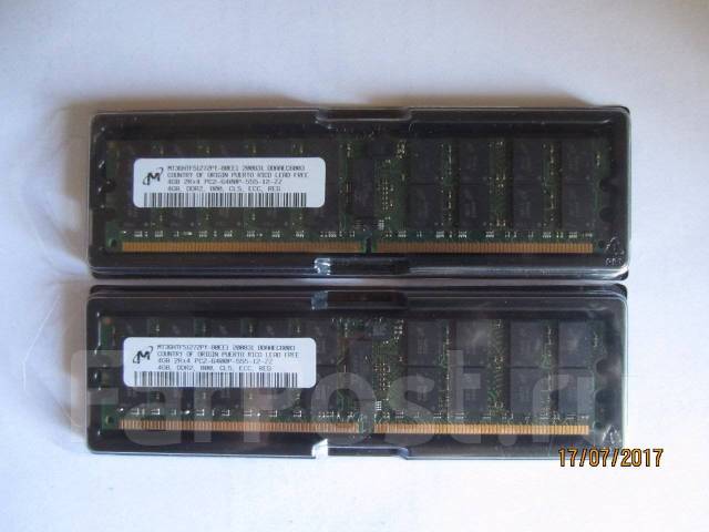 Оперативная память DDR2 8 Gb Серверная Память, 8 гб, б/у, в наличии ...