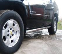 Пороги труба Chevrolet Tahoe (d76) . Отправка по Миру!. Chevrolet Tahoe. Под заказ