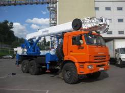 Випо-36. Автогидроподъемник ВИПО-36-01 шасси Камаз-43118 (6х6), 11 600 куб. см., 36,00 м.