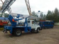 Випо-24. Автогидроподъемник ВИПО-24-01 на шасси ГАЗ-3309 (4х2) стрела вперед, 4 200 куб. см., 24 м.