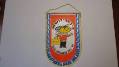 Вымпел "Бюро международного молодёжного туризма Спутник " Биробиджан. Оригинал
