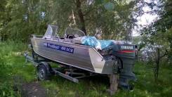 Wyatboat. Год: 2016 год, длина 4,90 м., двигатель подвесной, 55,00 л.с., бензин