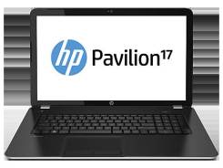 HP Pavilion 17. 17.3", 2,8 ГГц, ОЗУ 8192 МБ и больше, диск 1 000 Гб, WiFi, Bluetooth, аккумулятор на 5 ч.