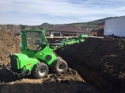 Avant 635. Продам минитрактор Avant 636 с навесным оборудованием, 1 000 куб. см.