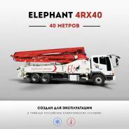 Elephant 4R40. Бетононасос Elephant 40 метров, на шасси Daewoo 2017 г., 11 000 куб. см., 40 м.