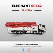 Elephant 5RZ52. Бетононасос Elephant 52 метра, на шасси Daewoo 2017 г., 11 000 куб. см., 52 м.