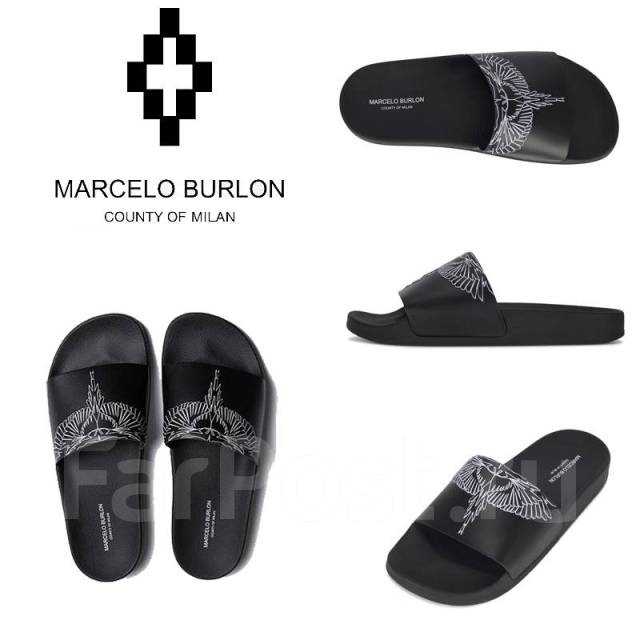 Marcelo Burlon County OF Milan шлепанцы, 37, 38, 39, 40, 41