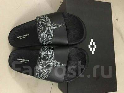 MARCELO BURLON COUNTY OF MILAN サンダル 43 Marcelo Burlon County Of Milan Cross プリント サンダル