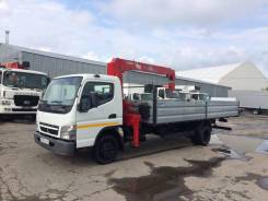 Mitsubishi Fuso. Canter с краном-манипулятором Unic UR333, 4 899 куб. см., 5 000 кг.